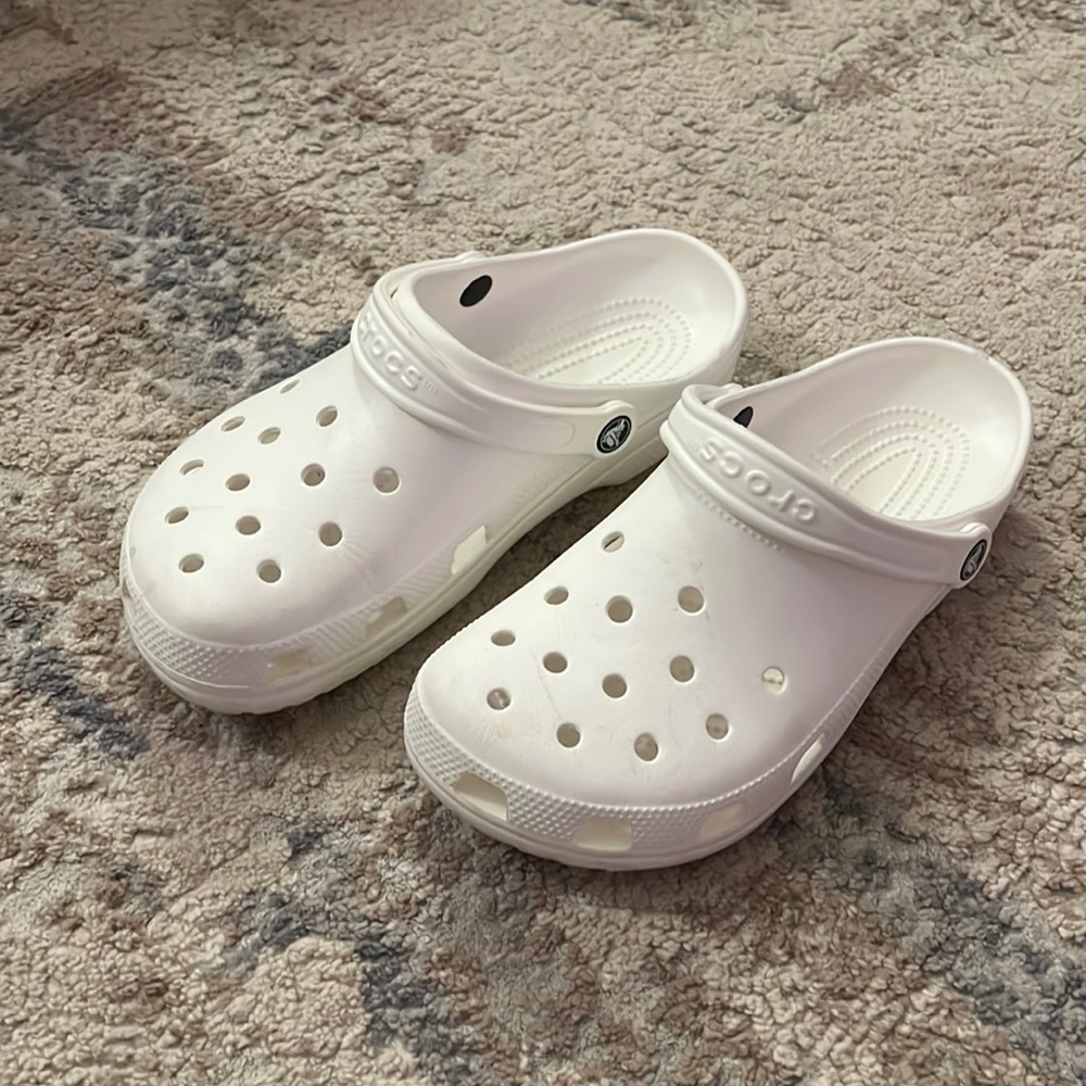 White Crocs